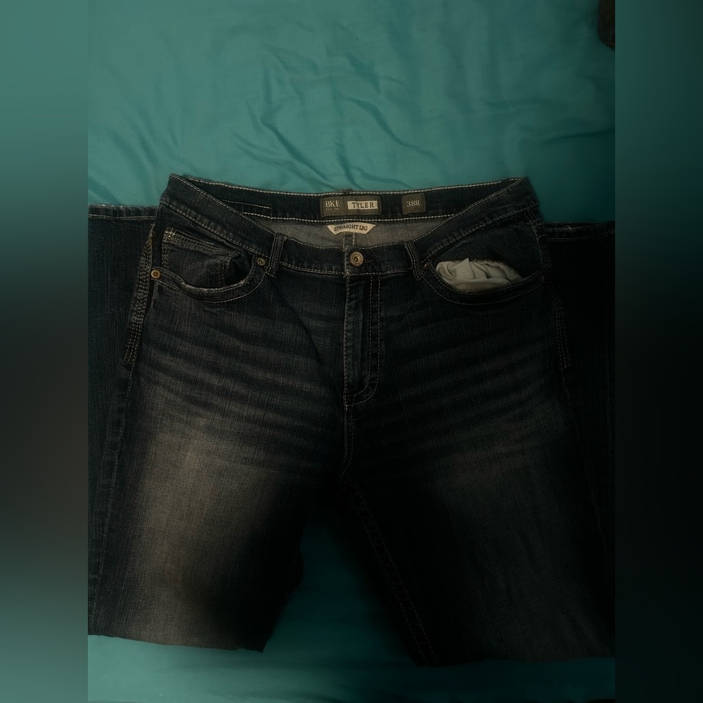 Dark Wash Denim Bootcut Jeans